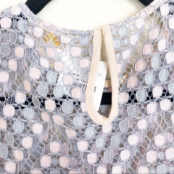 New Foxidox Lace Romance Overlay Long Sleeve Dress - Picture 10 of 13